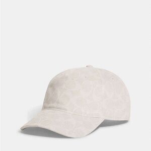 Coach Chalk Signature Denim Baseball Hat